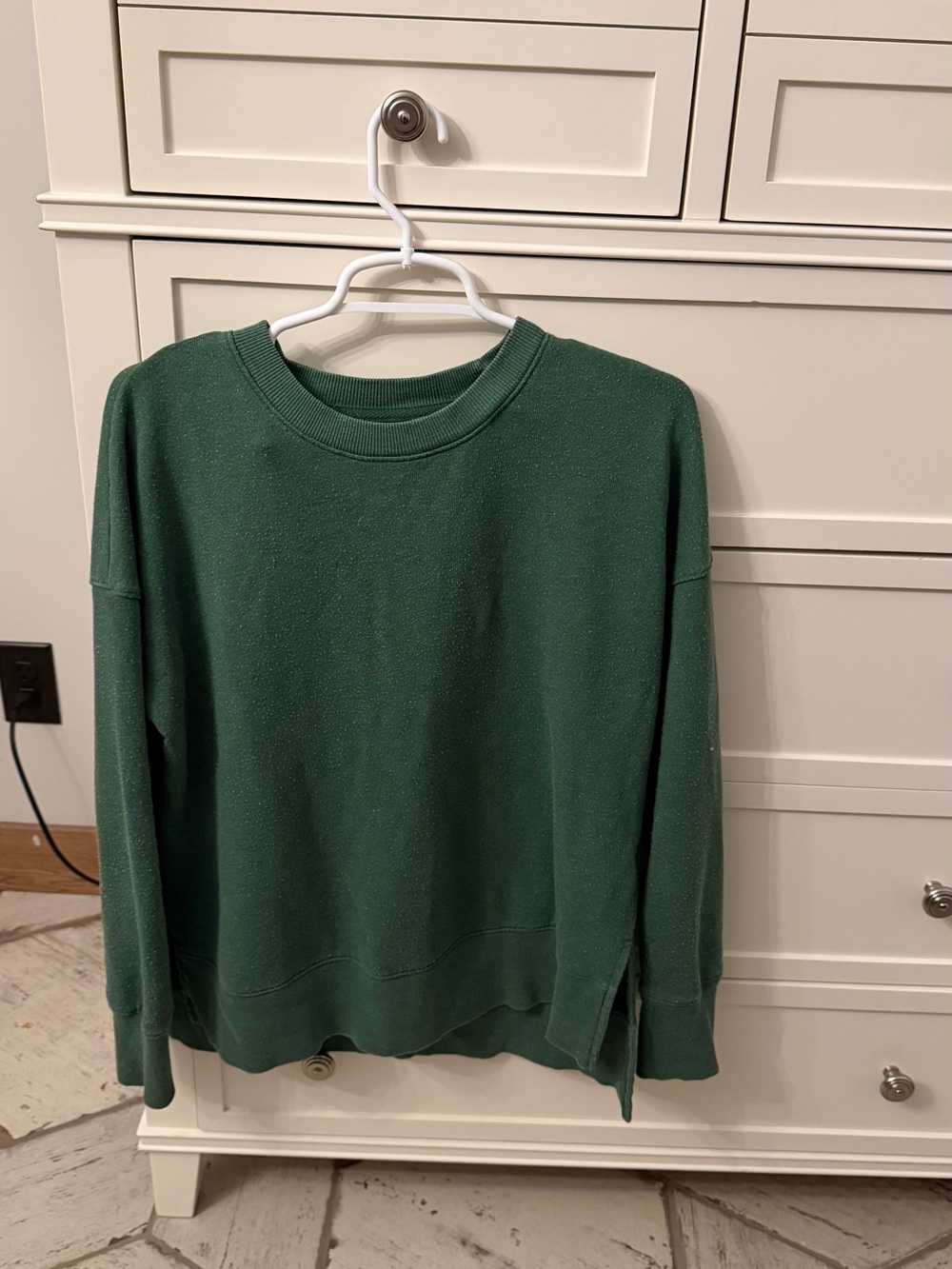 Time and Tru Forest Green Crewneck Sweatshirt